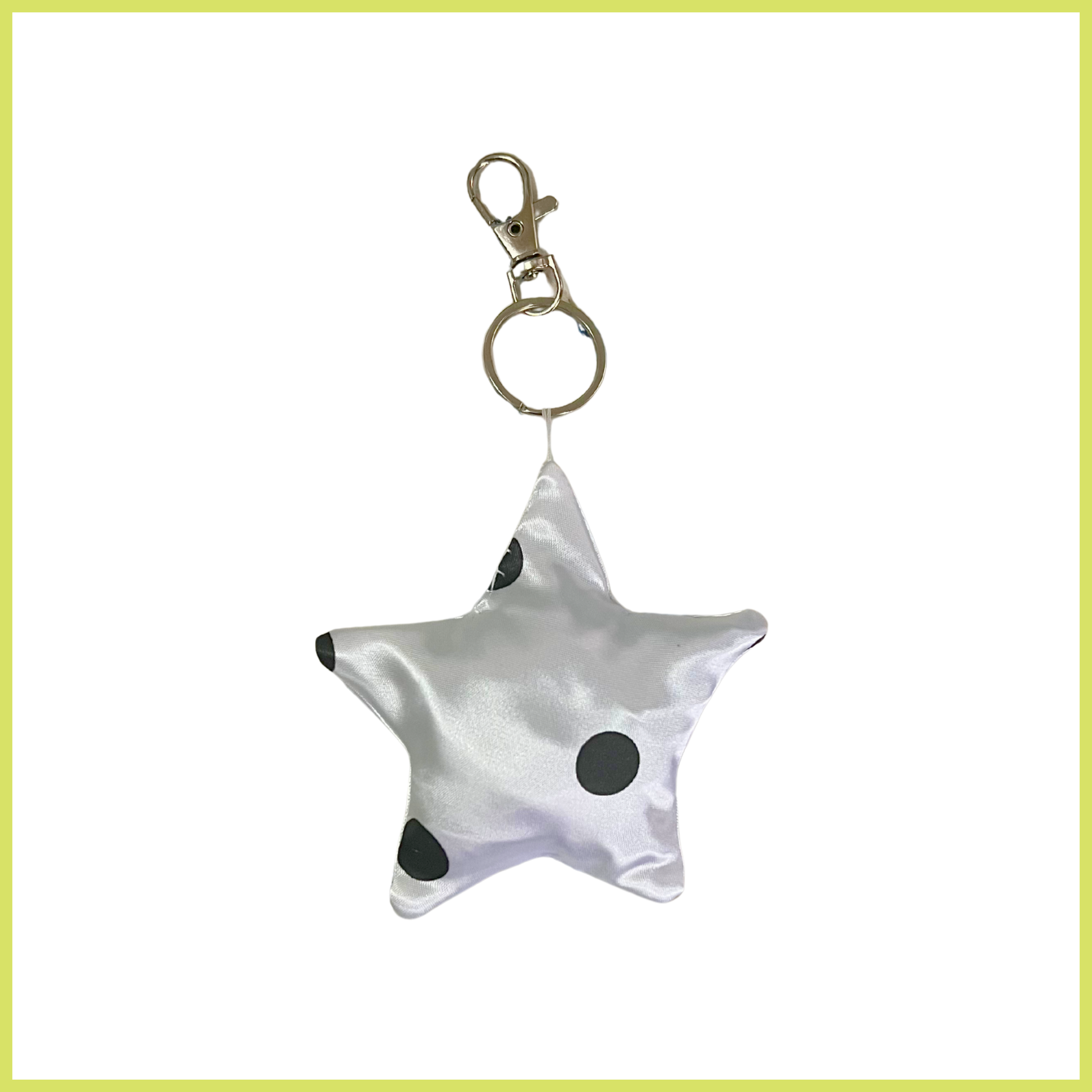 polka dot bag charm