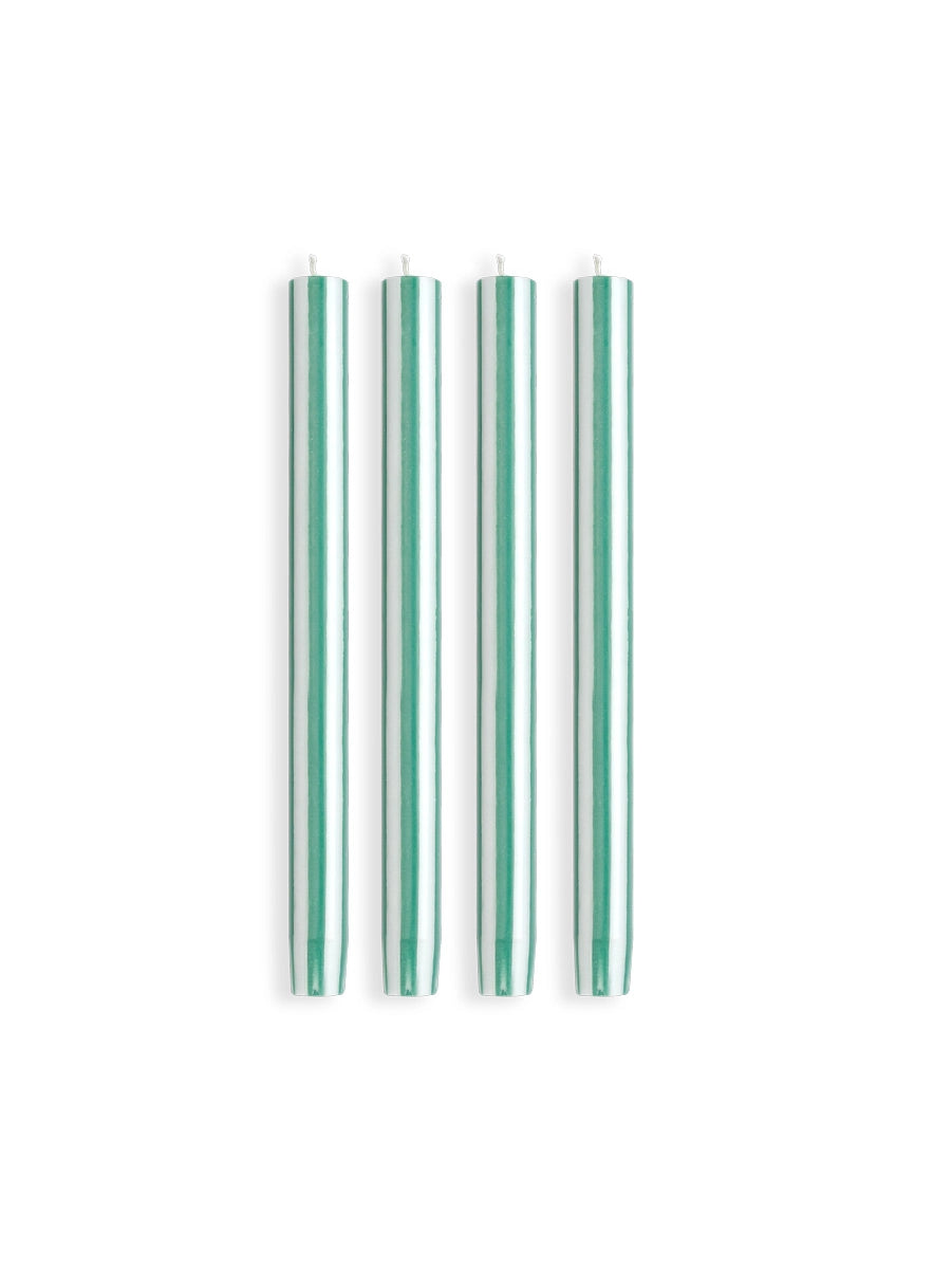 stripe dinner candle - singles!