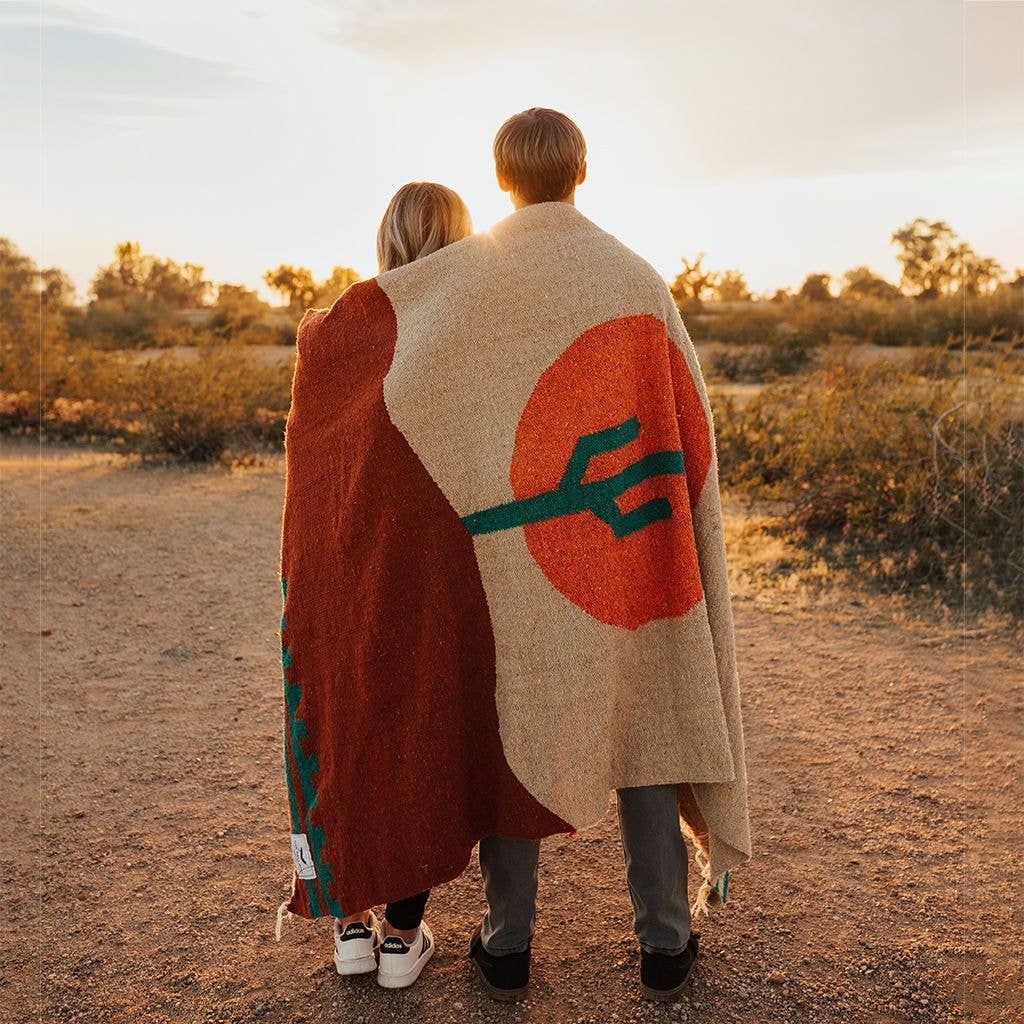 handwoven throw blanket | arizona