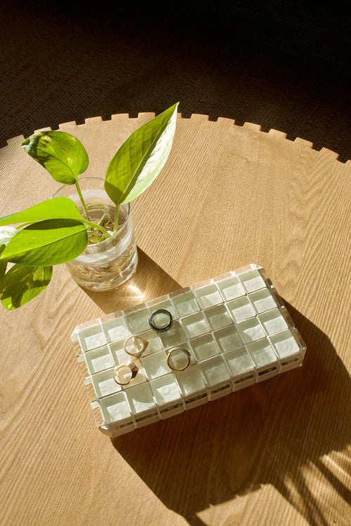 handmade glass tile display piece (big chunk)
