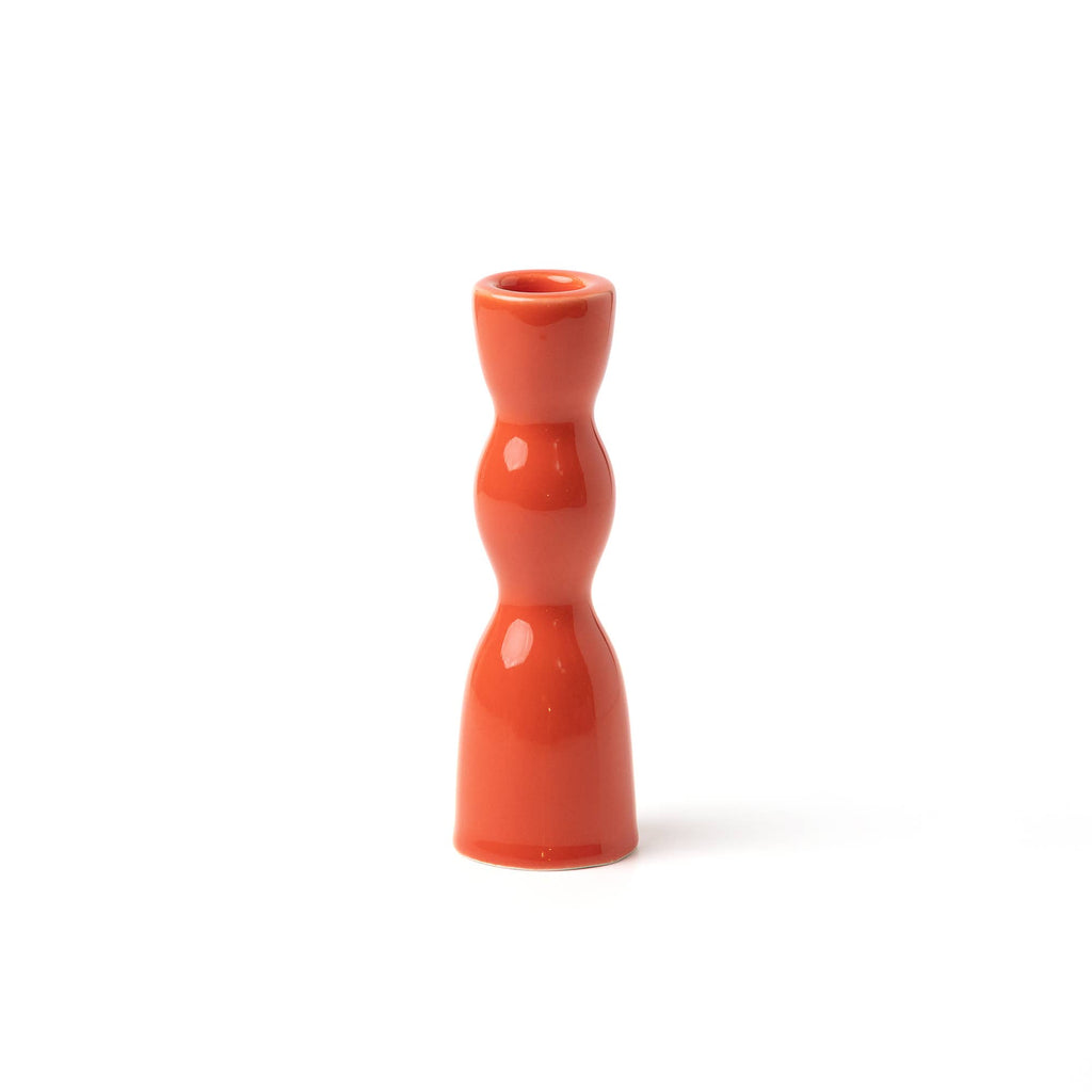 wave candleholder - low