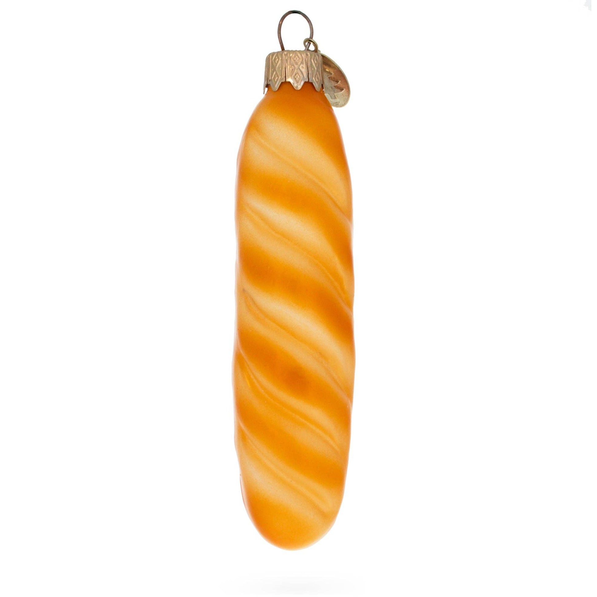 french baguette glass ornament