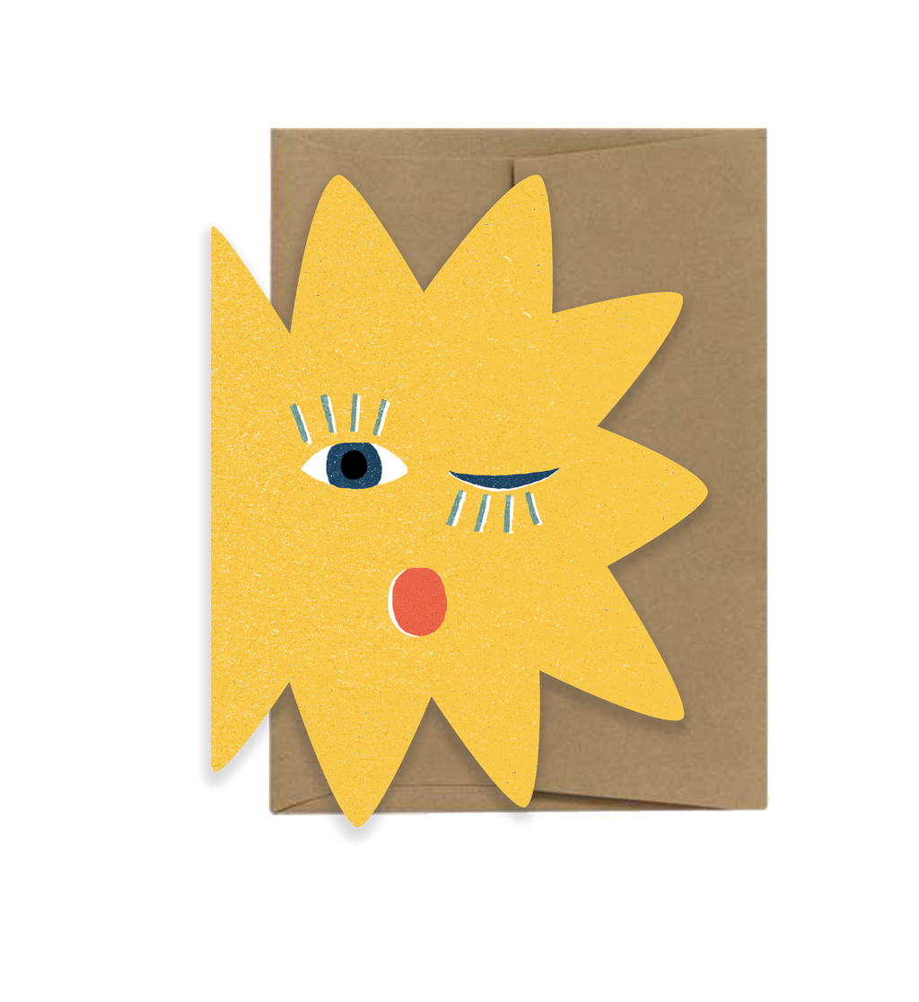 star blink - die cut card