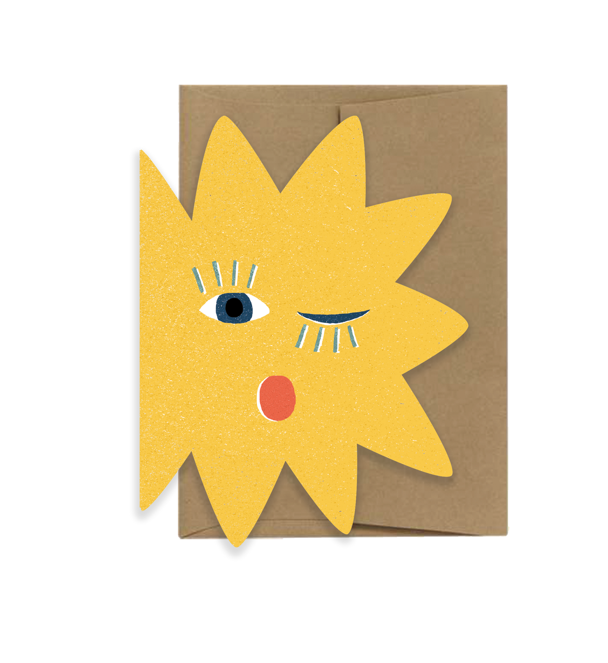 star blink - die cut card