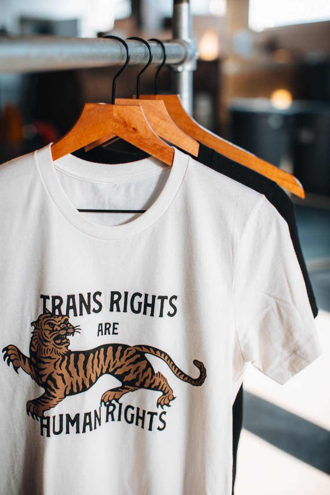 trans rights are human rights tee - white