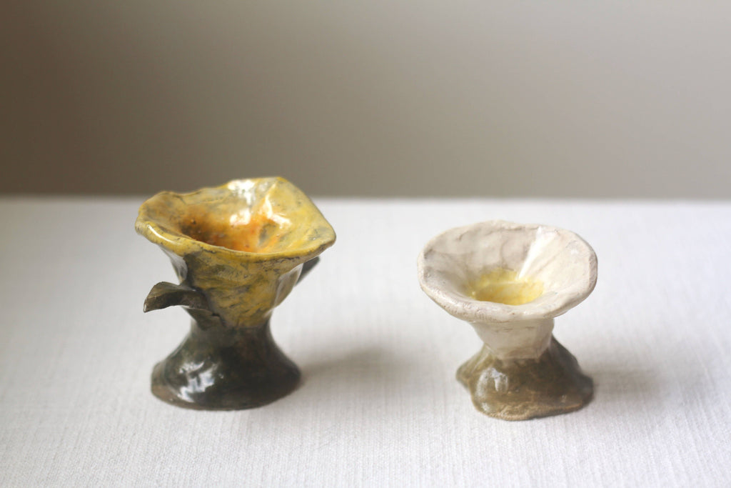 flower candlestick holder