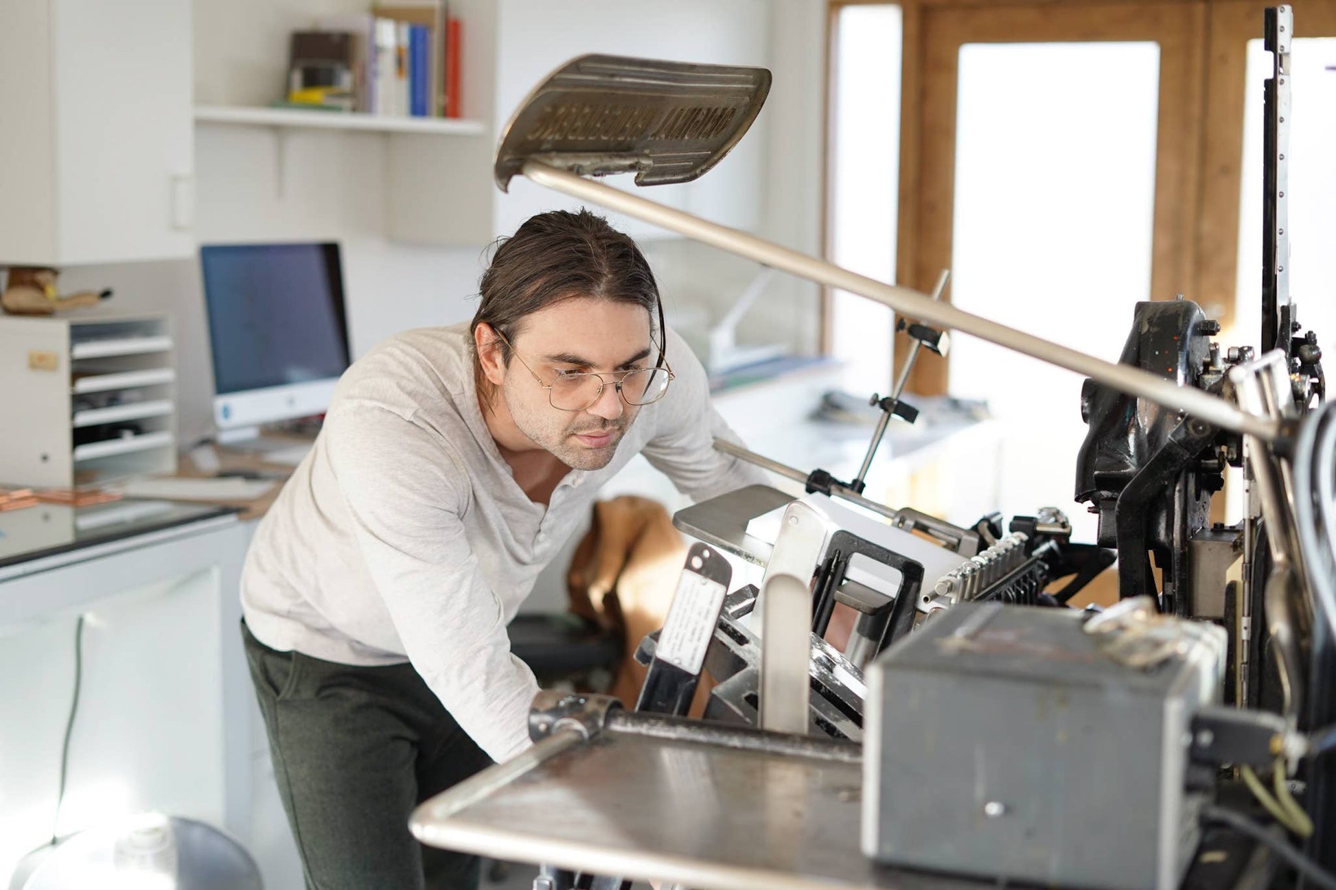 cactus letterpress greeting card