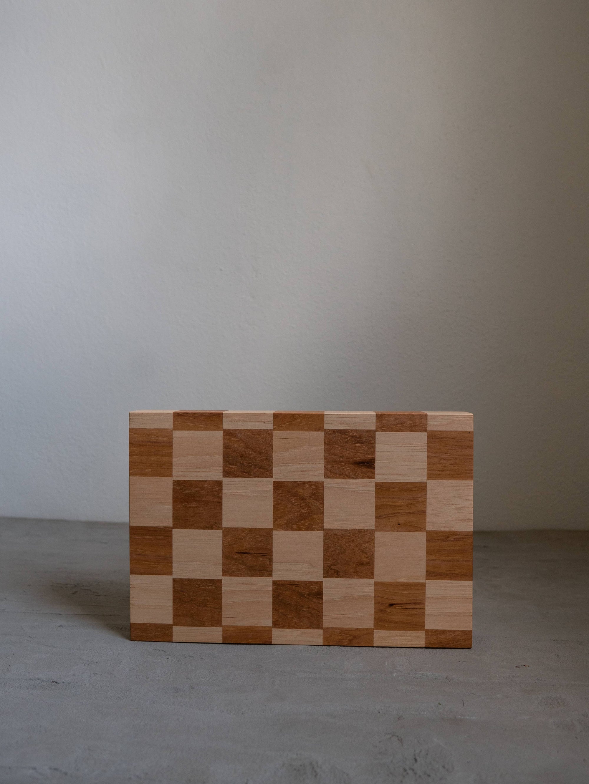 checkerboard butcher block