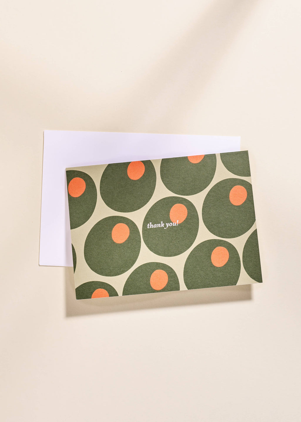 martini hour foil pressed 4 bar thank you note - set of 10