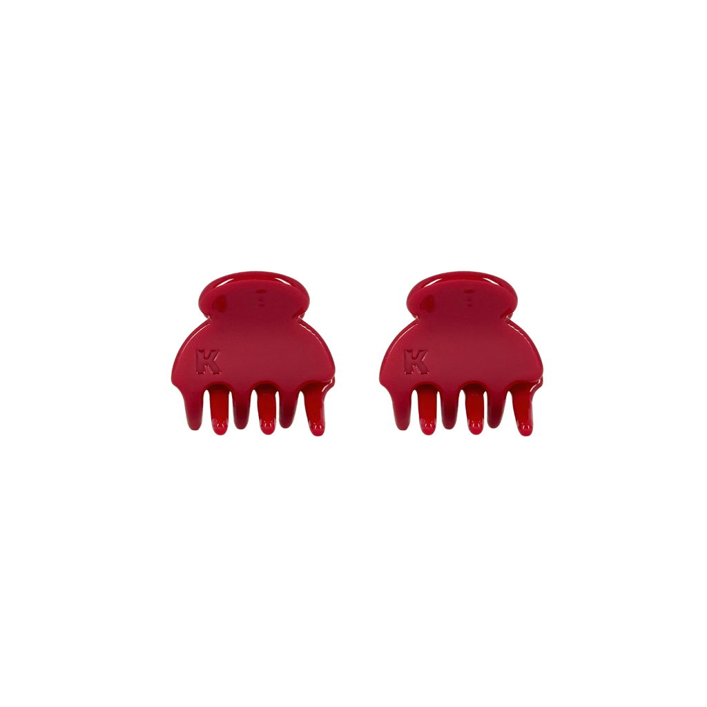 baby hair claw clip (set of 2) — maraschino