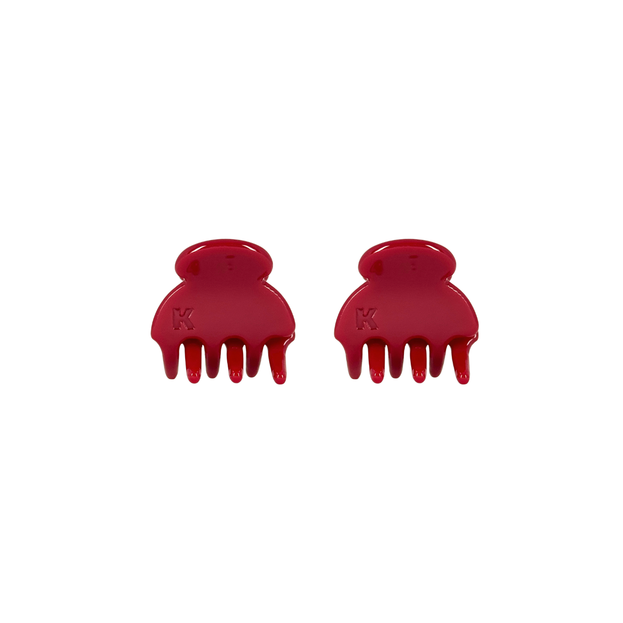 baby hair claw clip (set of 2) — maraschino