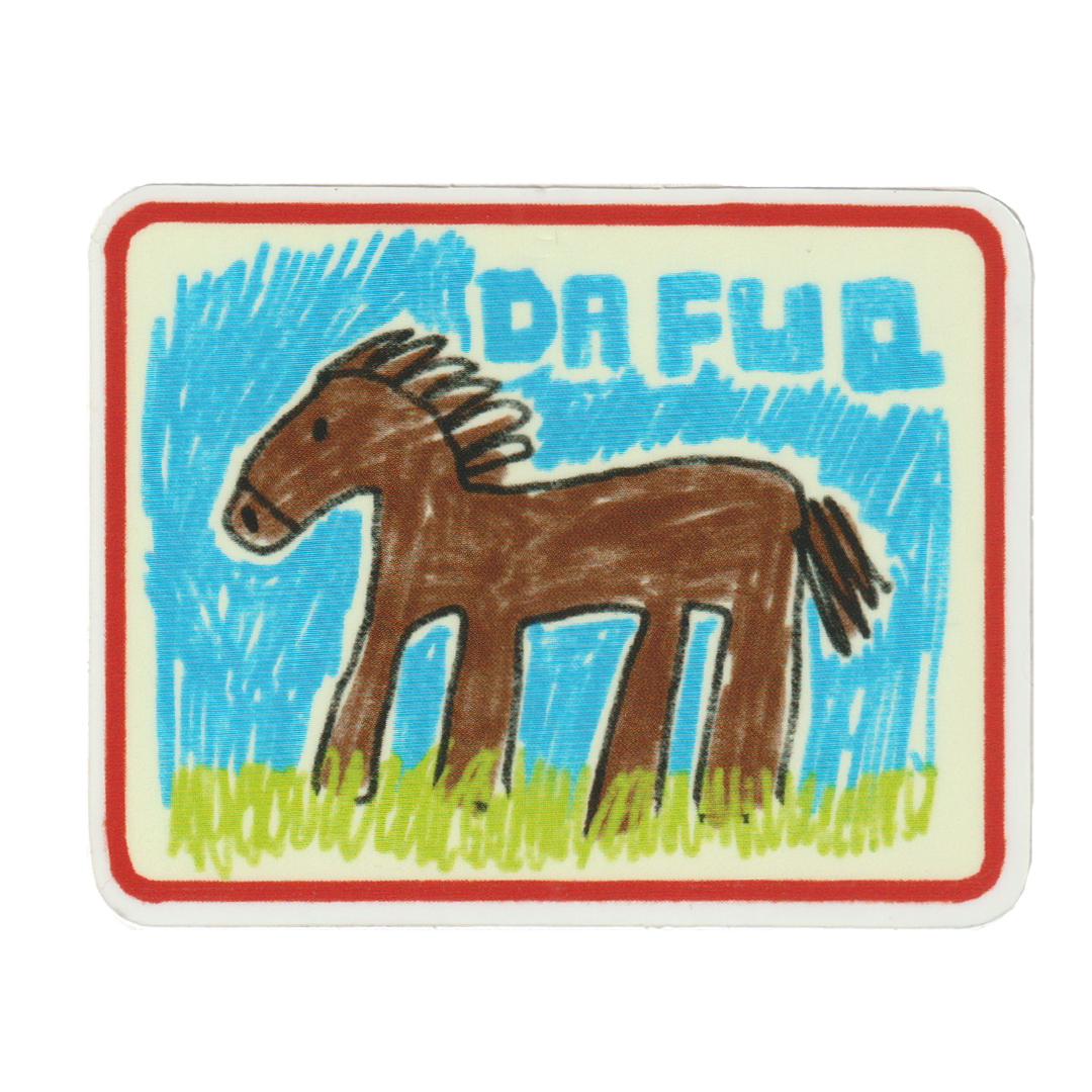 DA FUQ HORSE! sticker