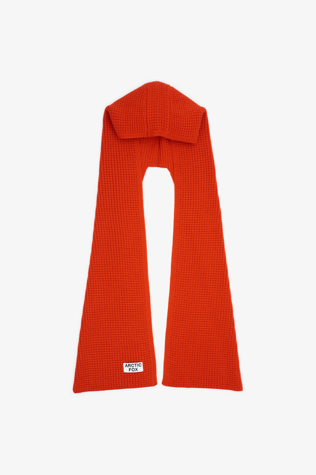the recycled bottle hooded scarf