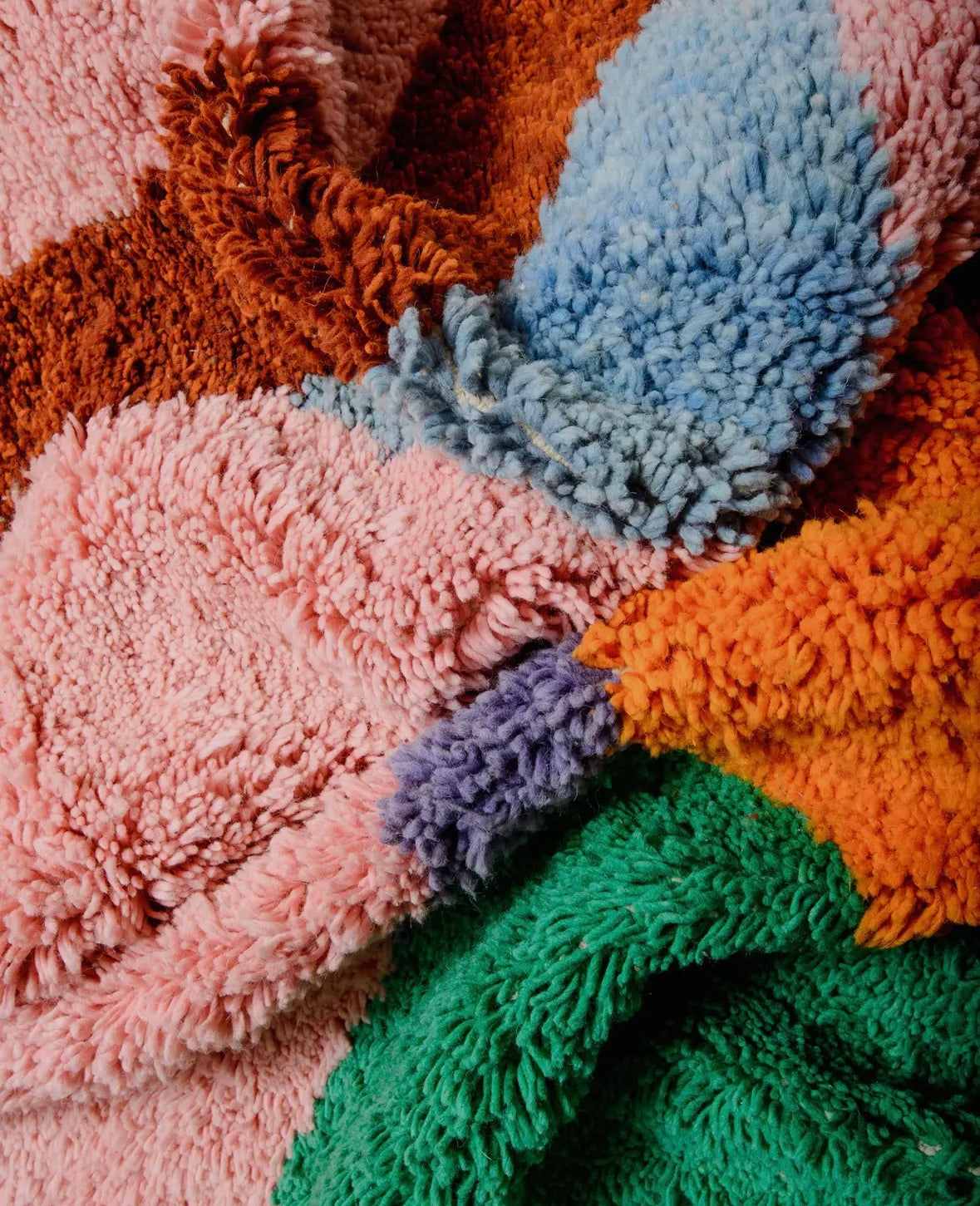 pink moroccan berber pink shag rug 5x8