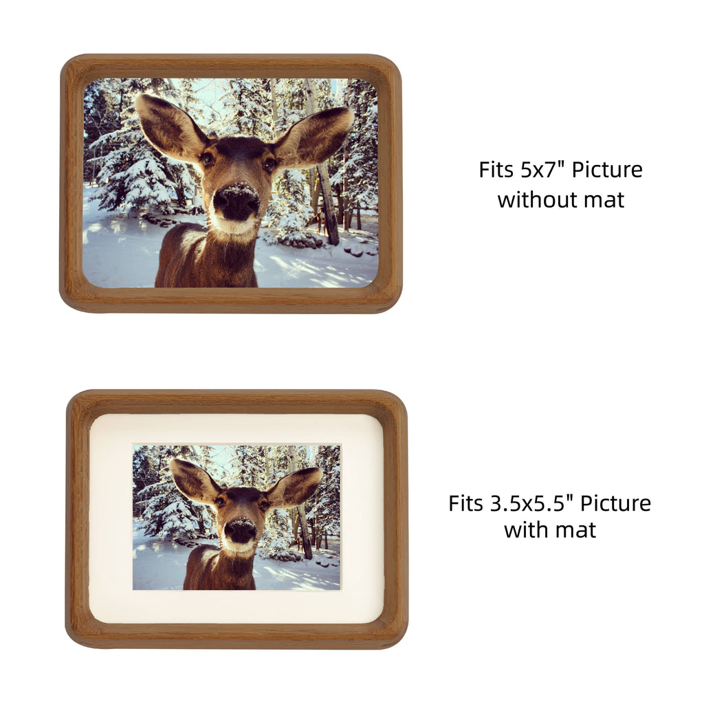 5x7" solid wood picture frame