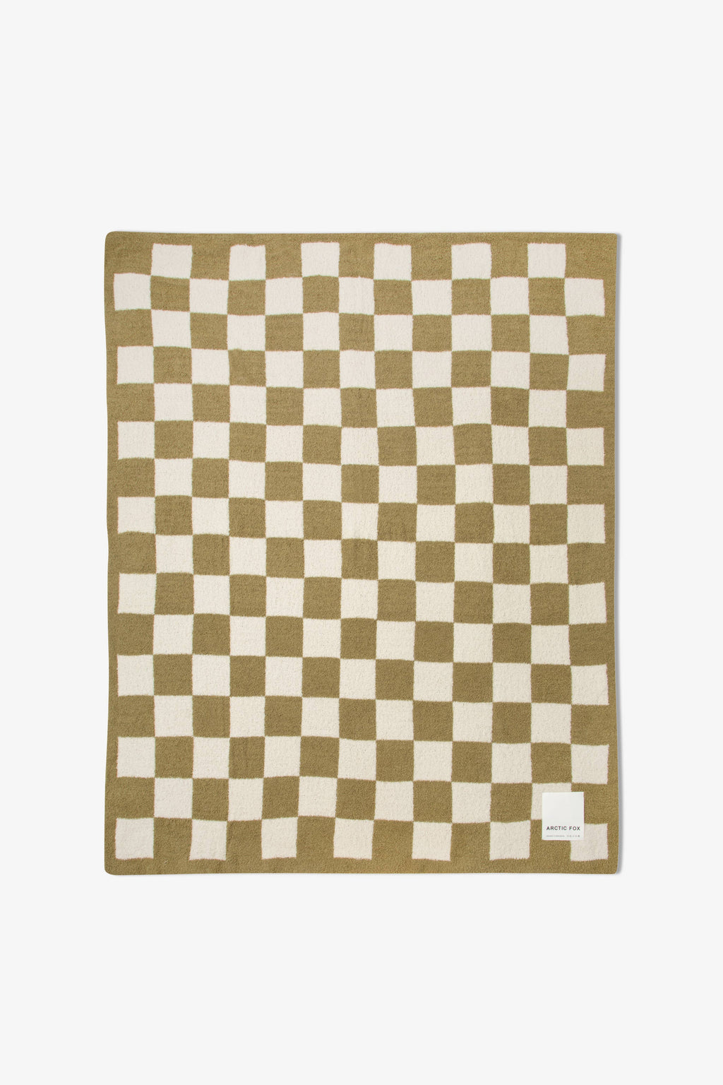 the teddy throw - 100% recycled - checkered