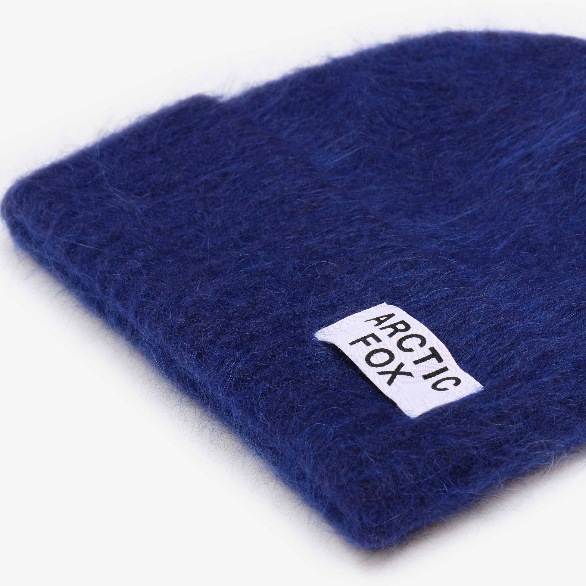 the mohair beanie - deep sea navy