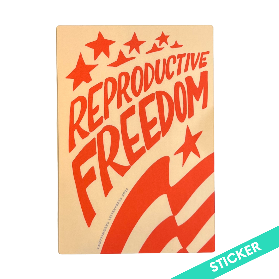 reproductive freedom sticker