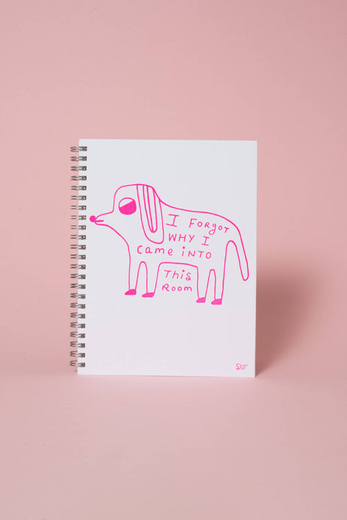 ADHDawg letterpress notebook