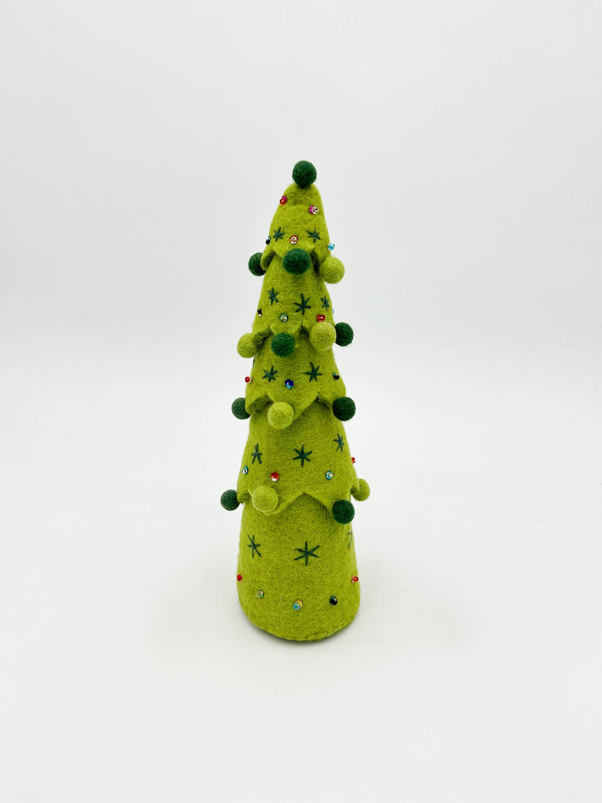 standing felt christmas tree large