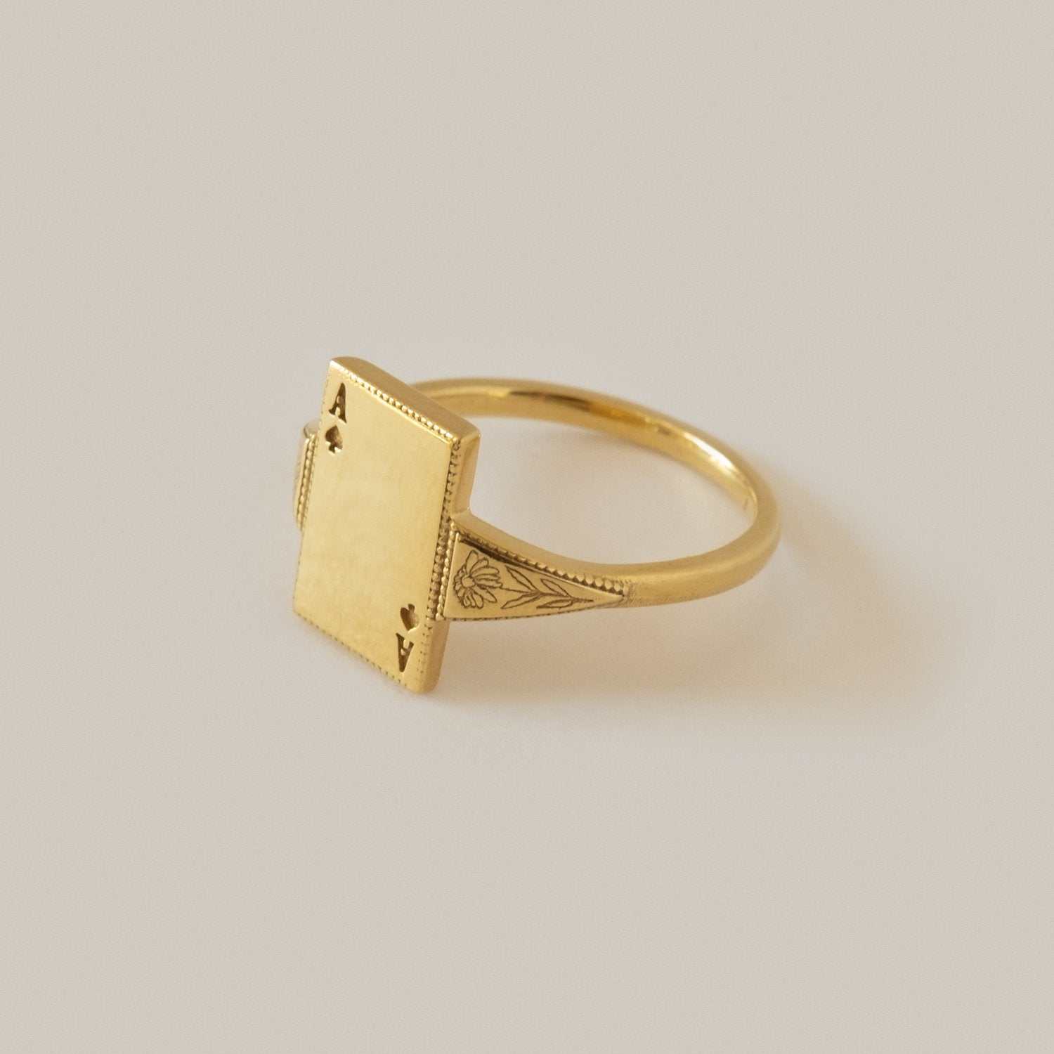 ace of spade ring