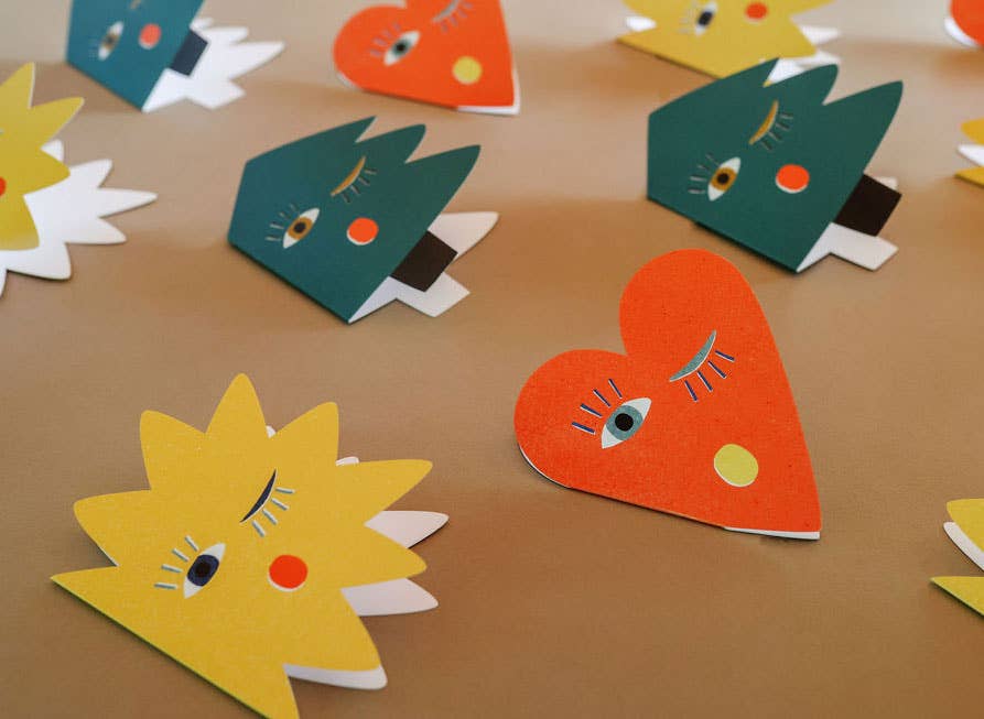 star blink - die cut card