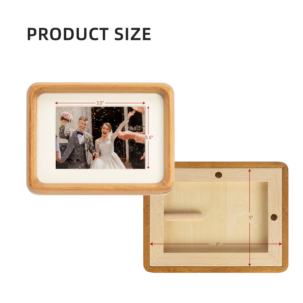 5x7" solid wood picture frame