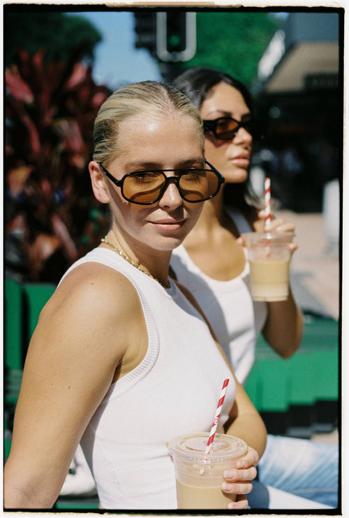 the freya - black/tan