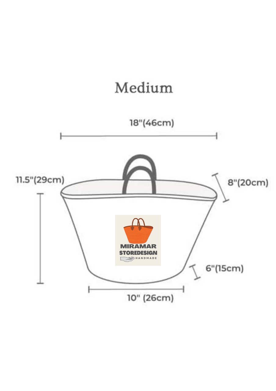blossom elegance: handcrafted woven tote bag