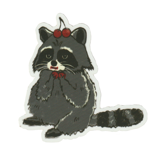 BIG RACCOON! sticker