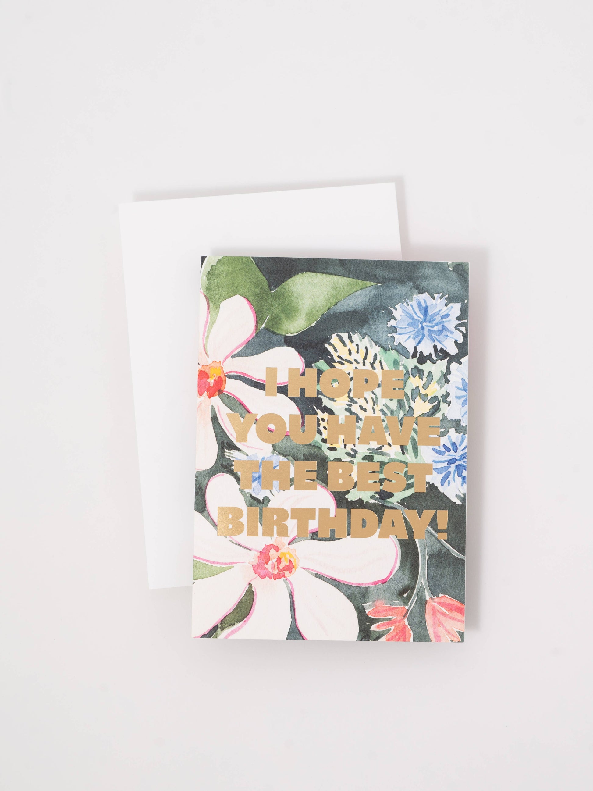 i hope you have the best birthday foil printed card