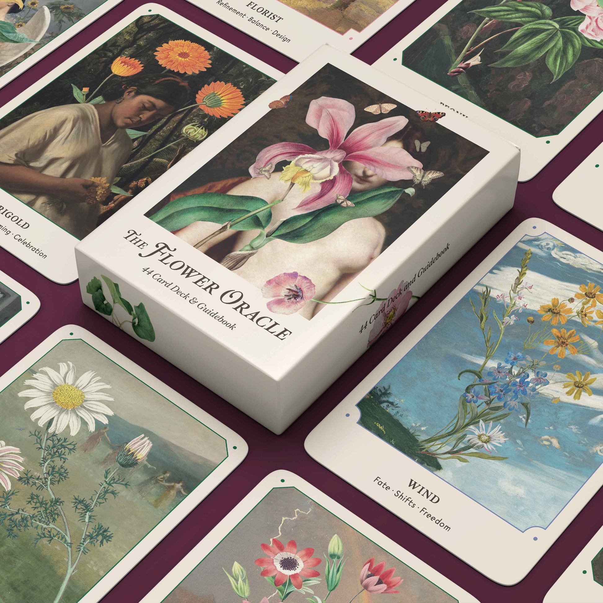 the flower oracle: 44 card deck and guidebook
