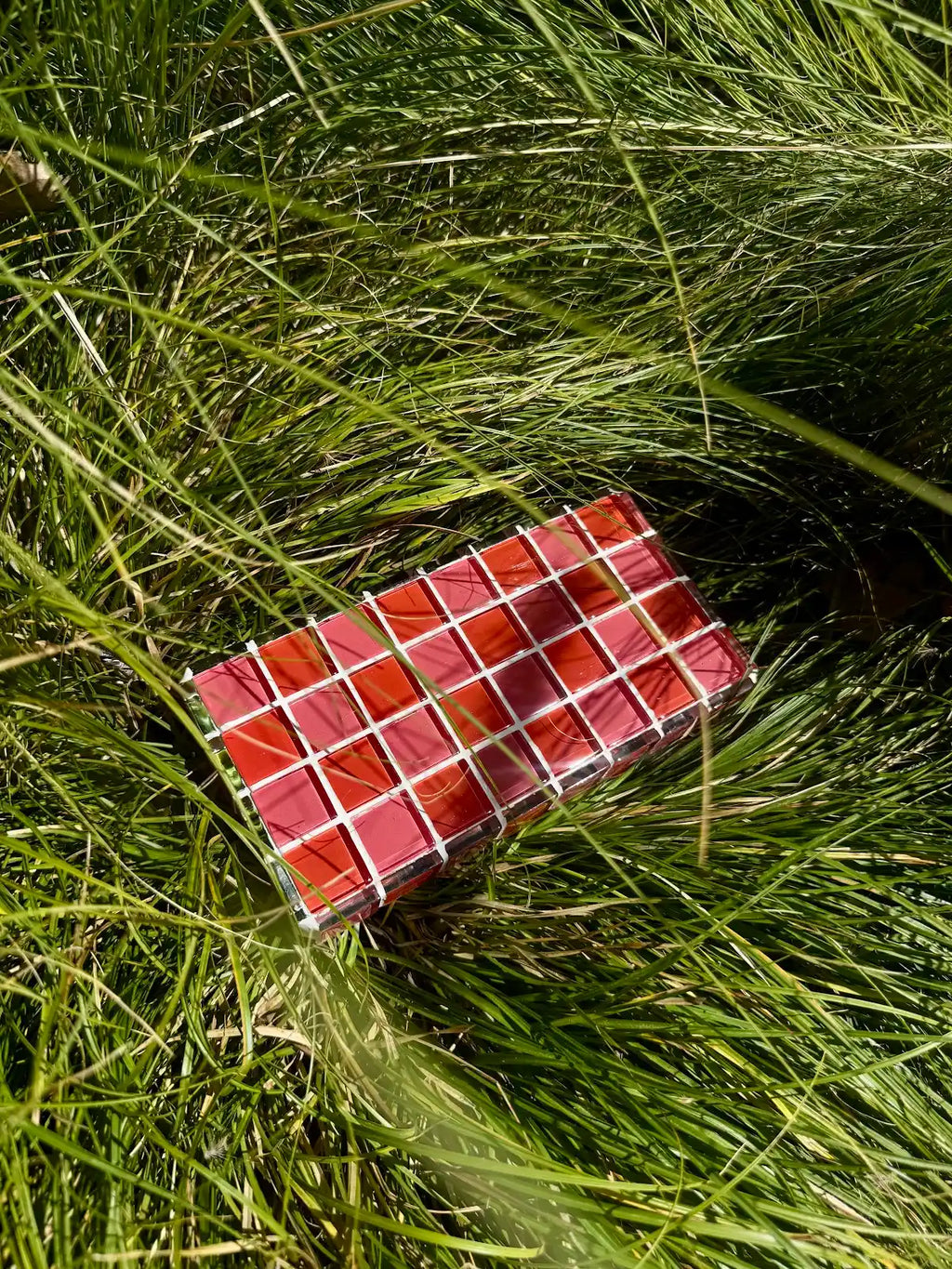 handmade glass tile display piece (big chunk)