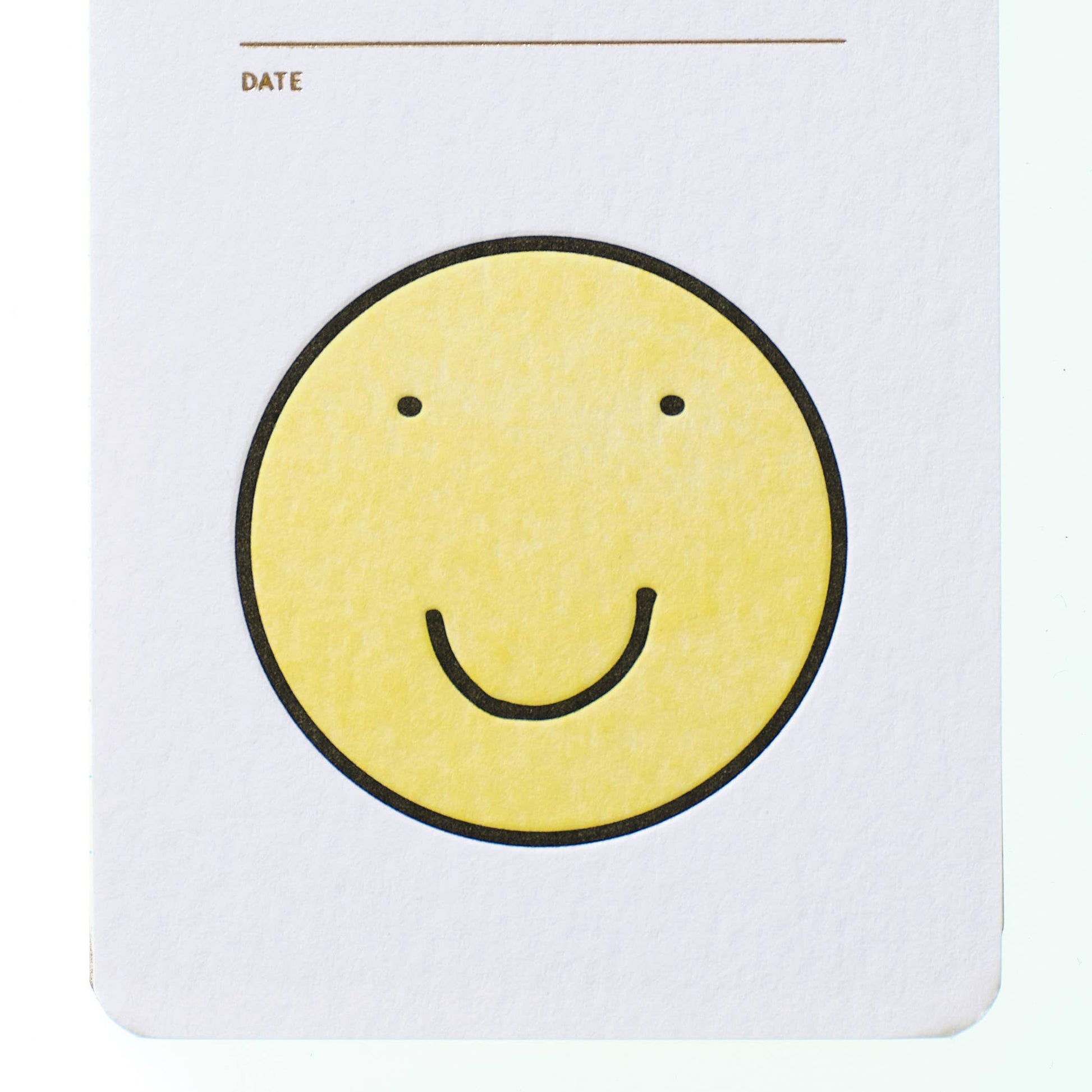 reporter notebook - smiley face
