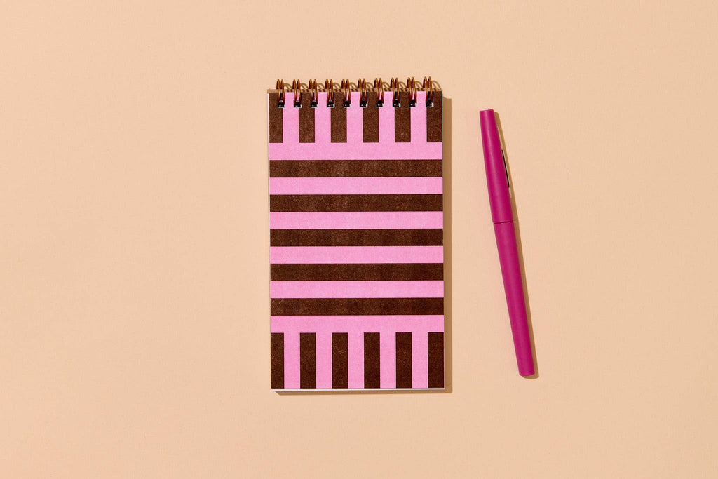 riviera letterpress pocket spiral notebook