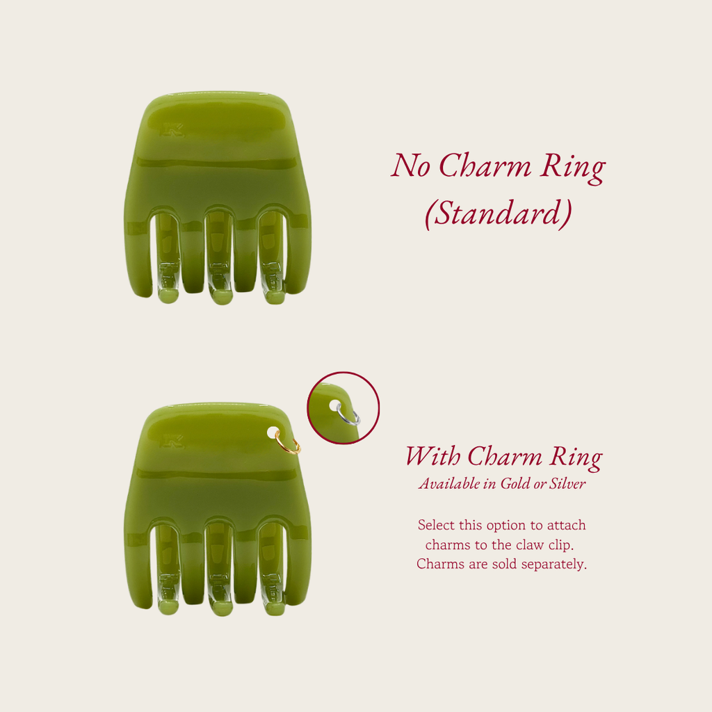 small hair claw clip — appletini