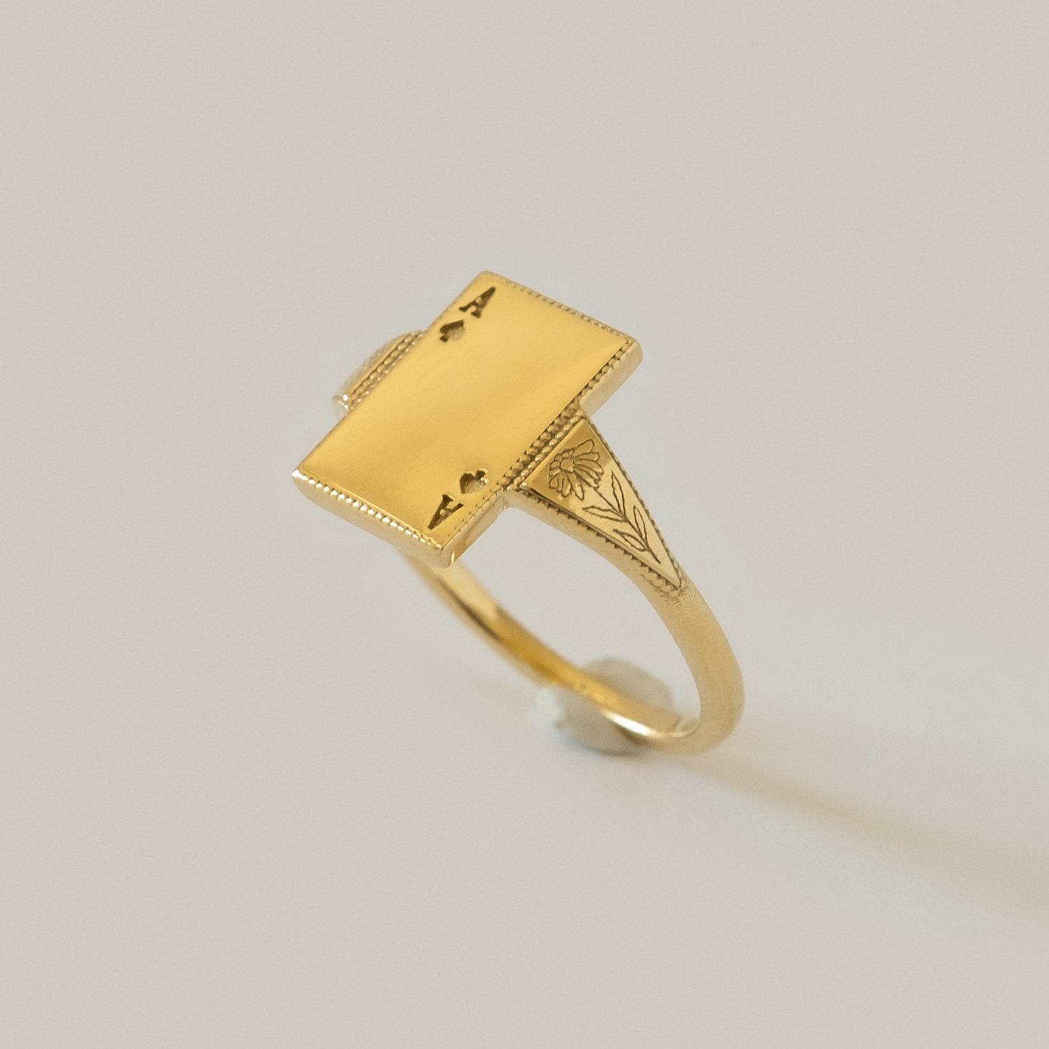ace of spade ring