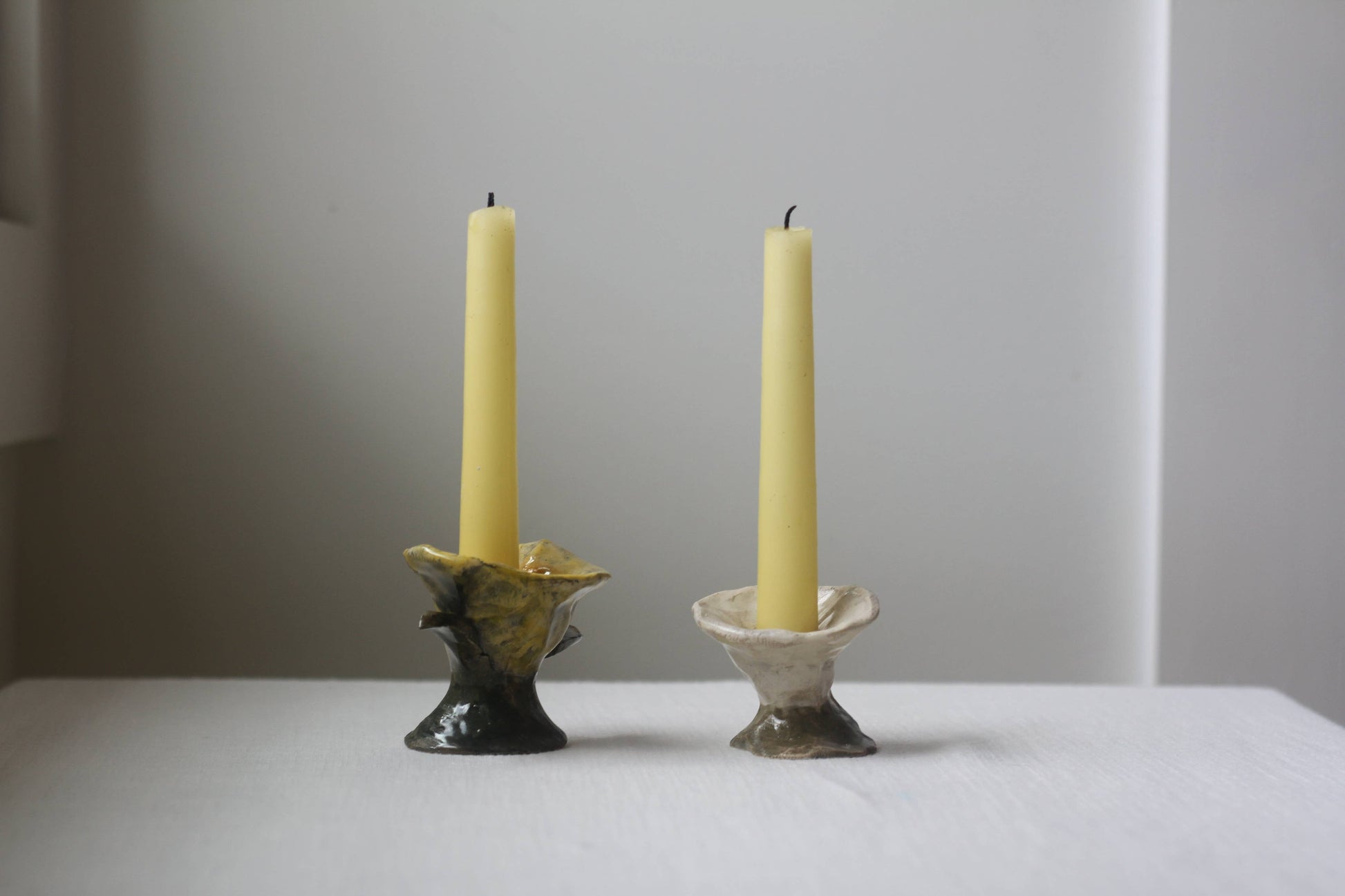 flower candlestick holder
