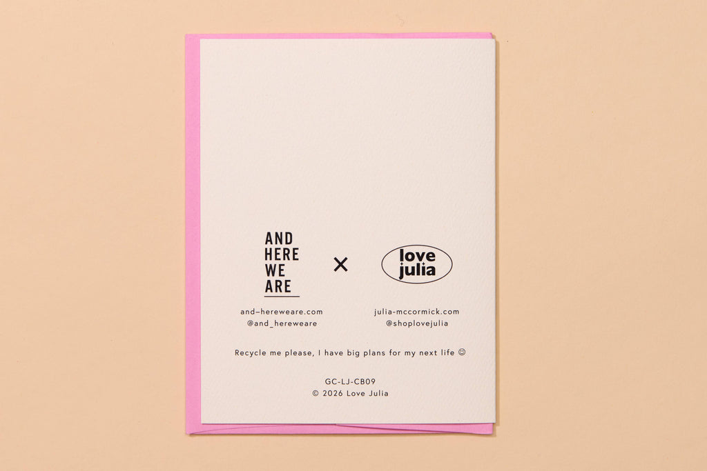 sweet scandi new baby card