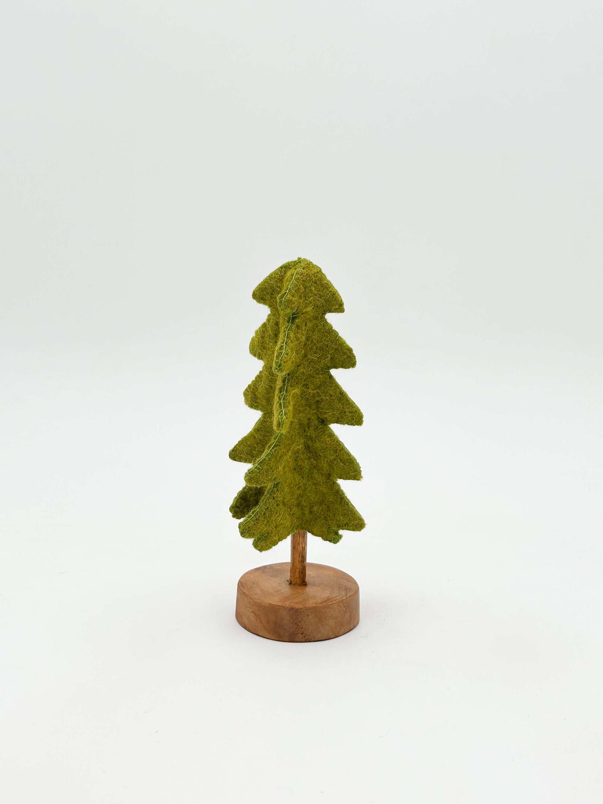 felt wooden base tree medium