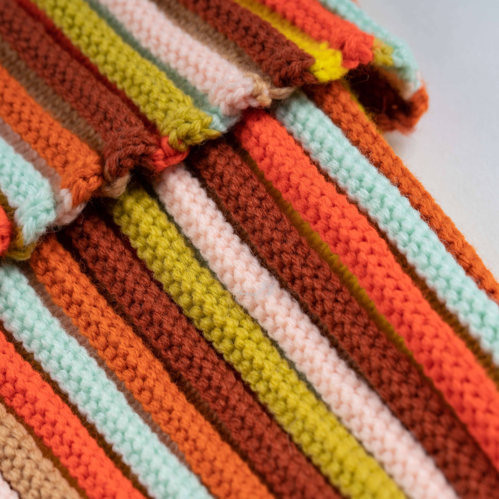 circus stripe beanie