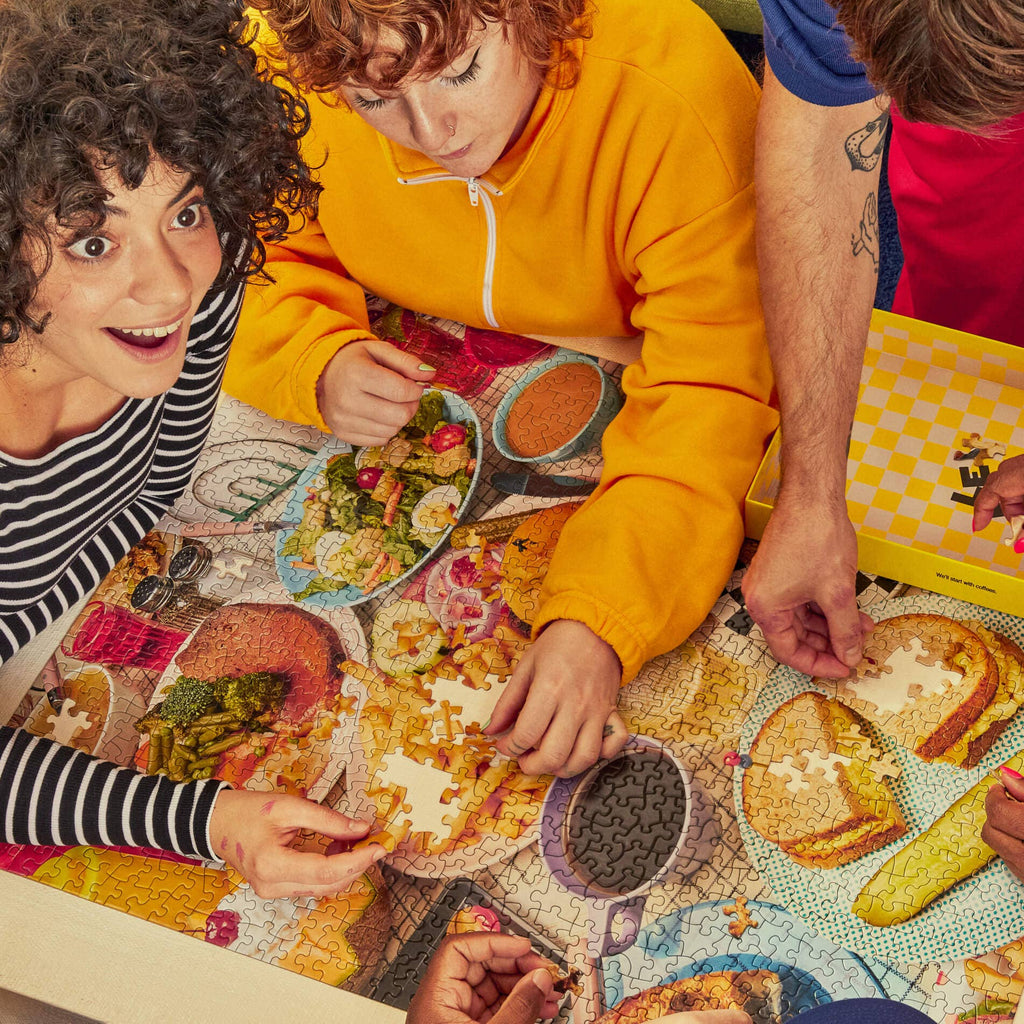 the diner 1000 piece puzz