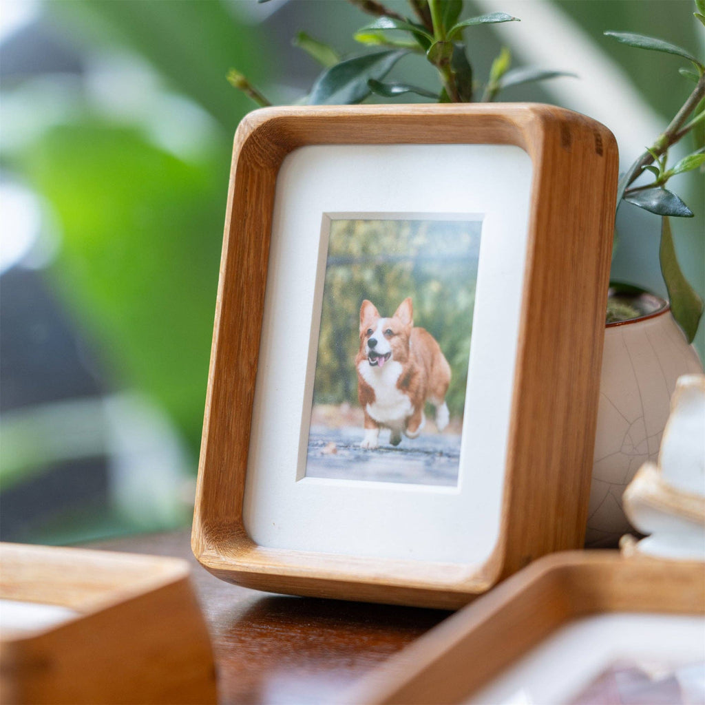 mini photo frame - teak