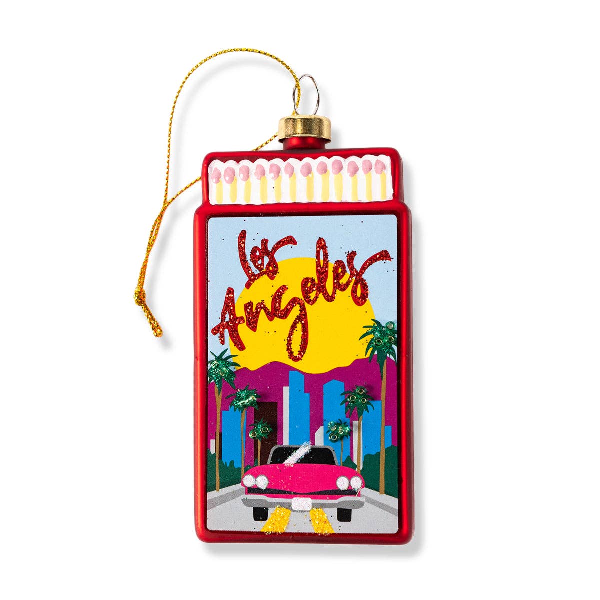 matchbook ornament - los angeles