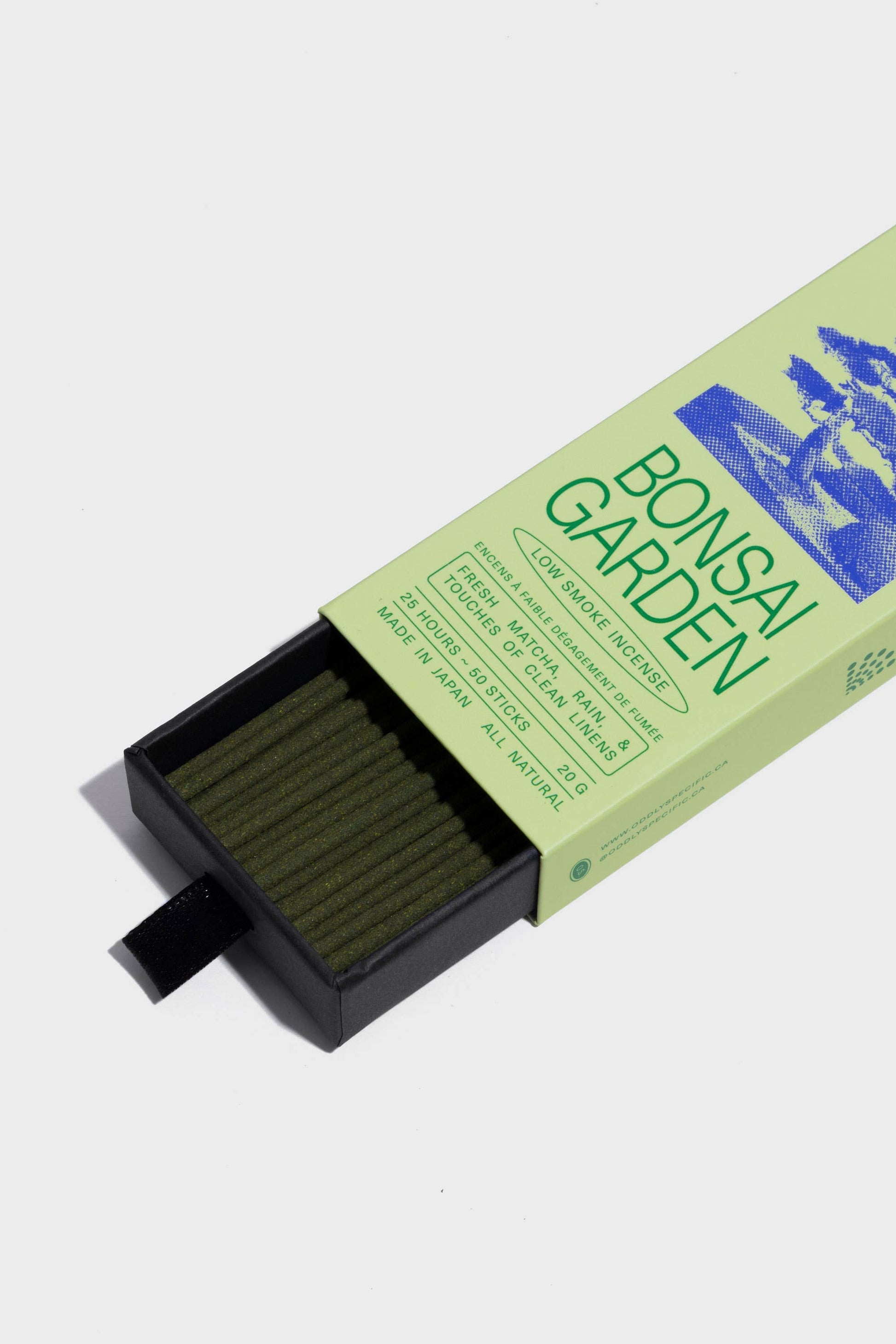 low smoke incense, made in japan, natural | bonsai garden