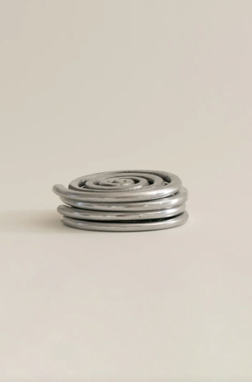 spiral coaster set of 4