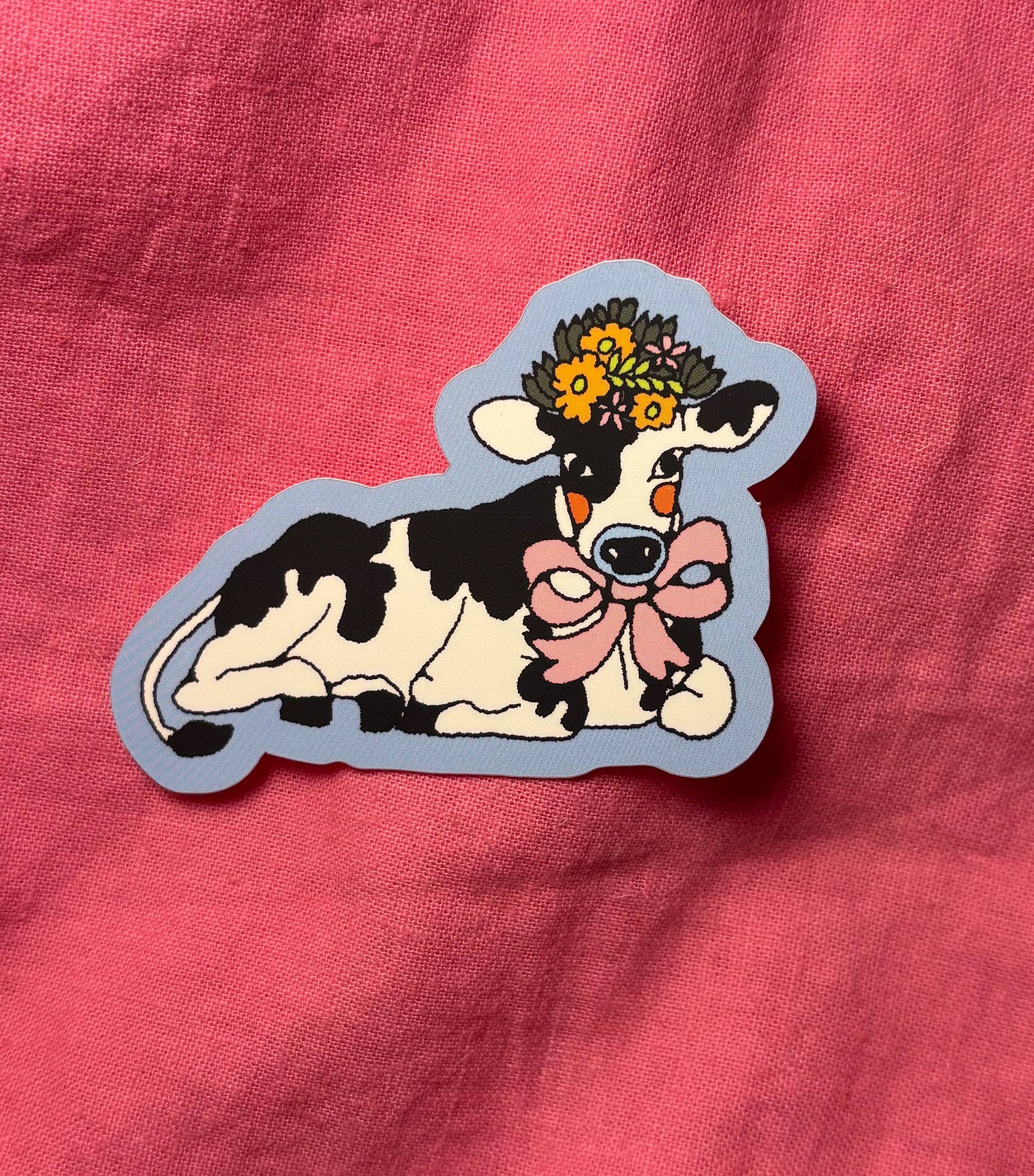 silly cow sticker