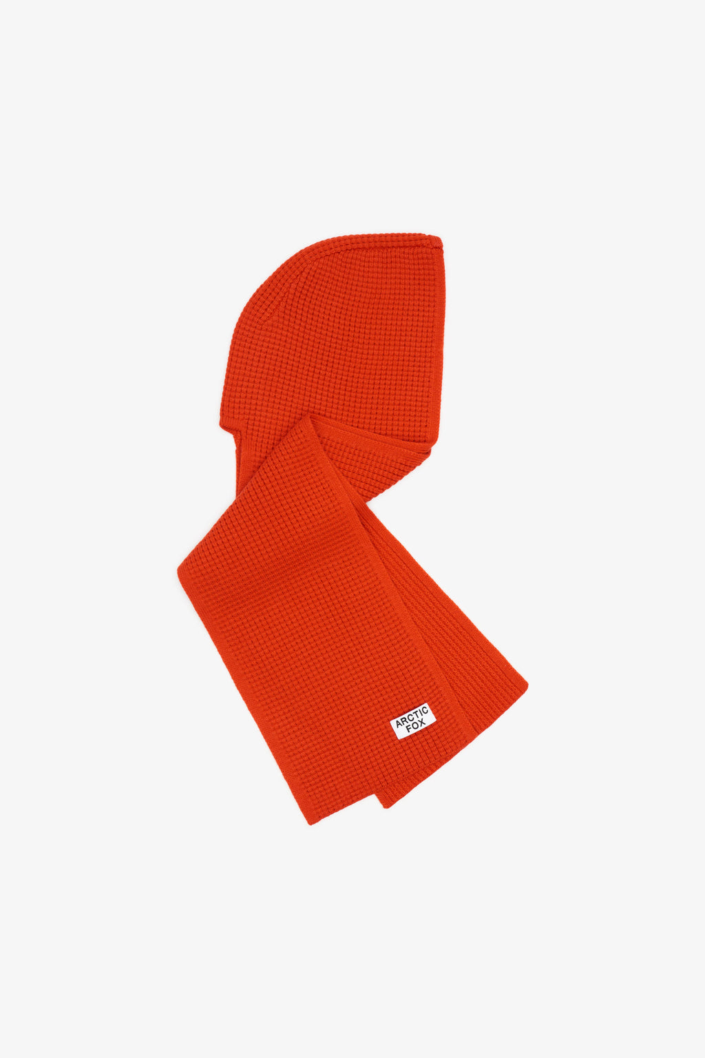 the recycled bottle hooded scarf