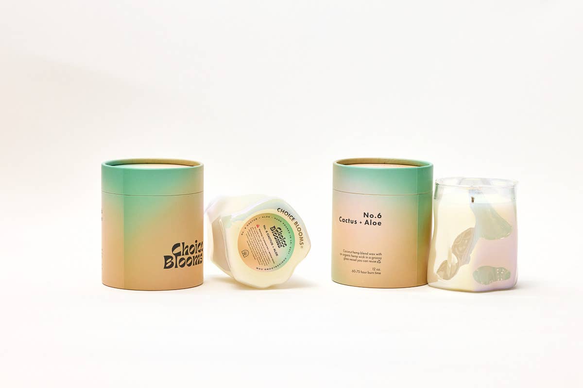 12oz. no. 6 cactus + aloe candle