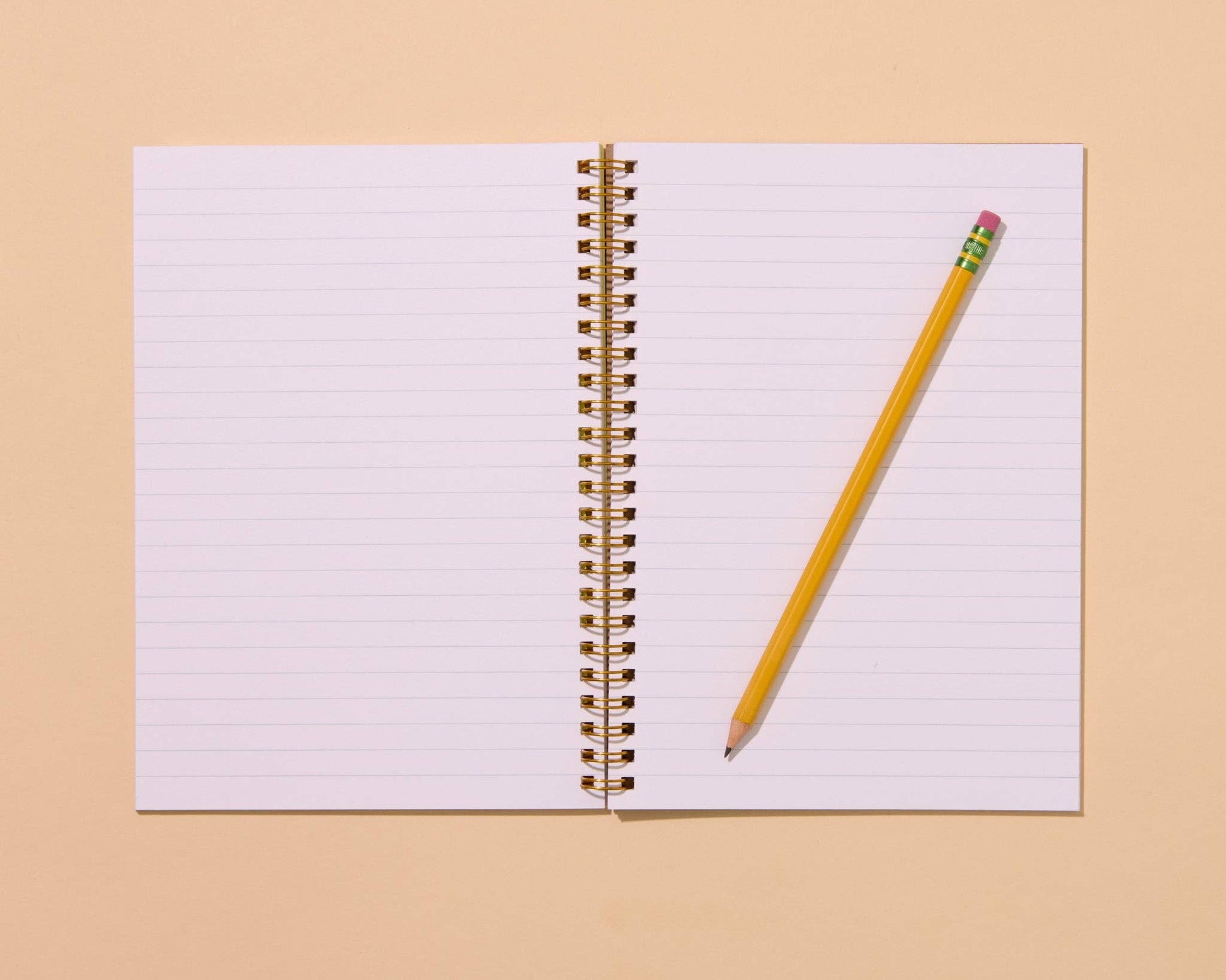 letterpress A5 spiral notebook—bananas